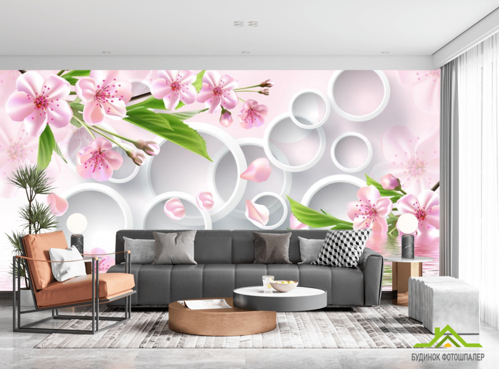 выбрать Фотошпалери Квіти Фотошпалери стереоскопічні на стіну