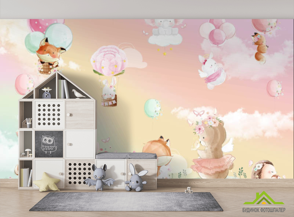 выбрать Фотошпалери милі звірята Фотошпалери Little kids на стіну