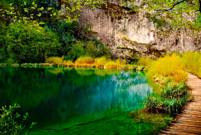 Фотообои Тропинка, вода