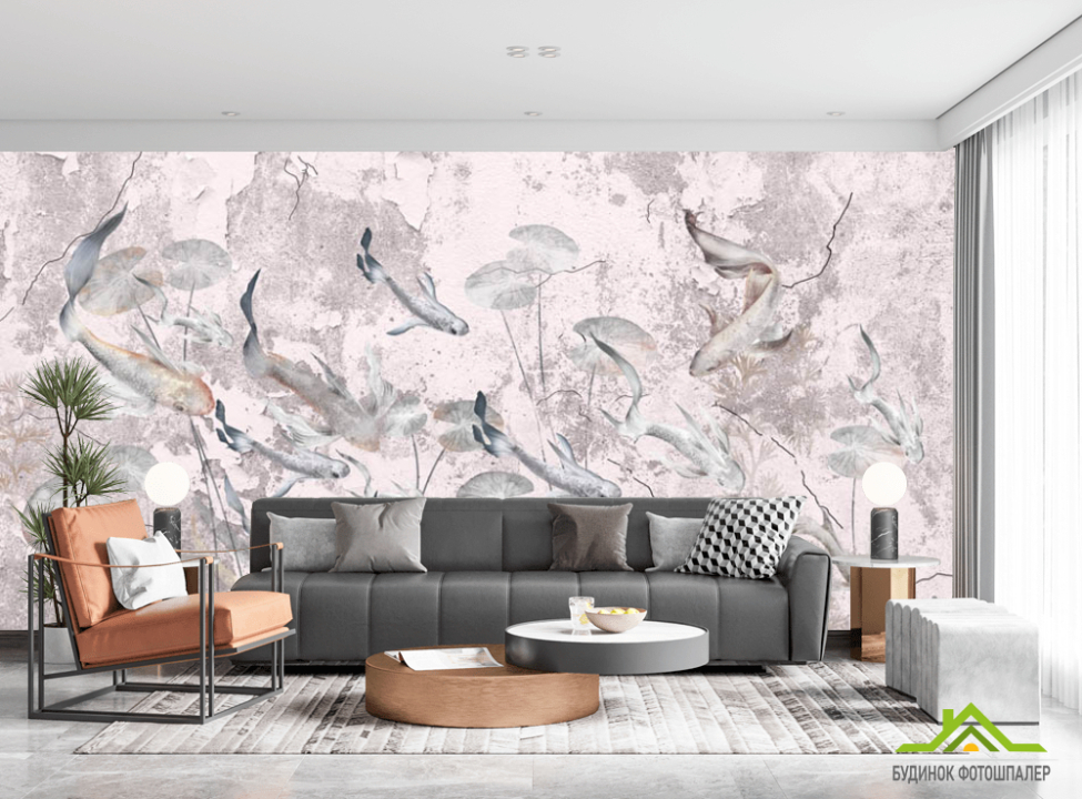 выбрать Фотошпалери Рибки в всоточном стилі Фотообої по стилю на стіну