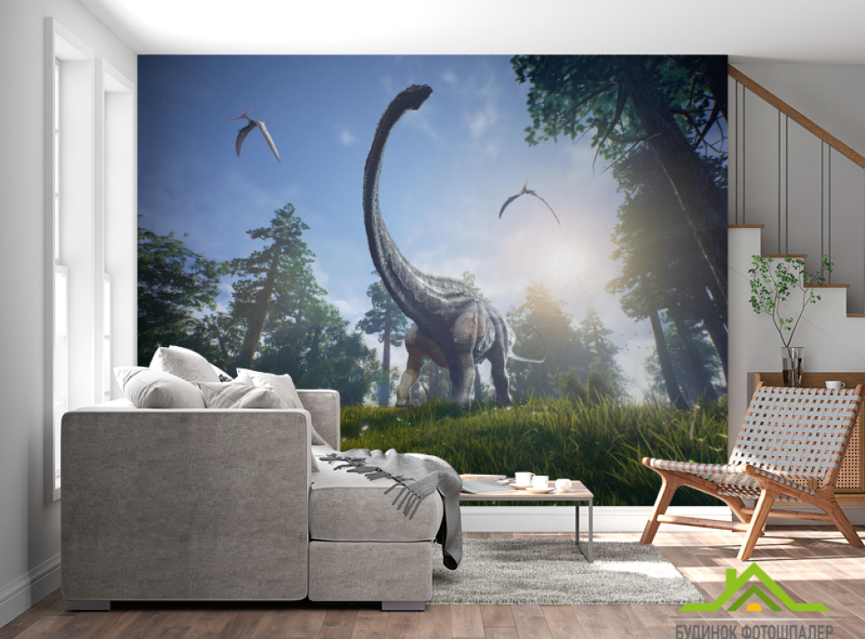 выбрать Фотошпалери динозавр Фотошпалери Природа на стіну