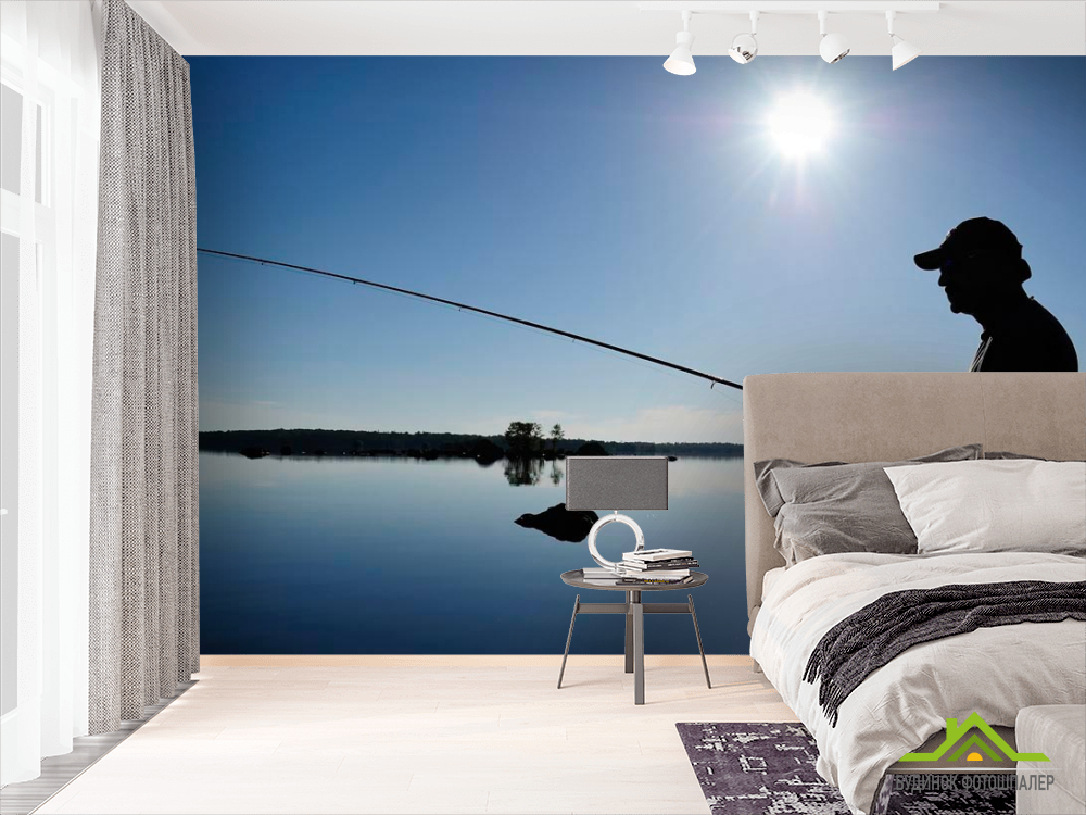 Фотообои Рыбалка на реке