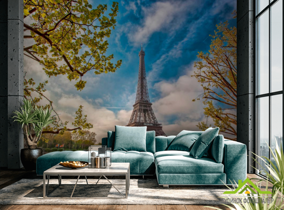 выбрать Фотообои Париж осенью Фотообои Старый город на стену