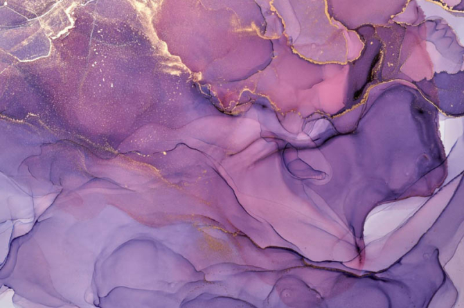 Фотошпалери яскравий фіолетовий fluid art