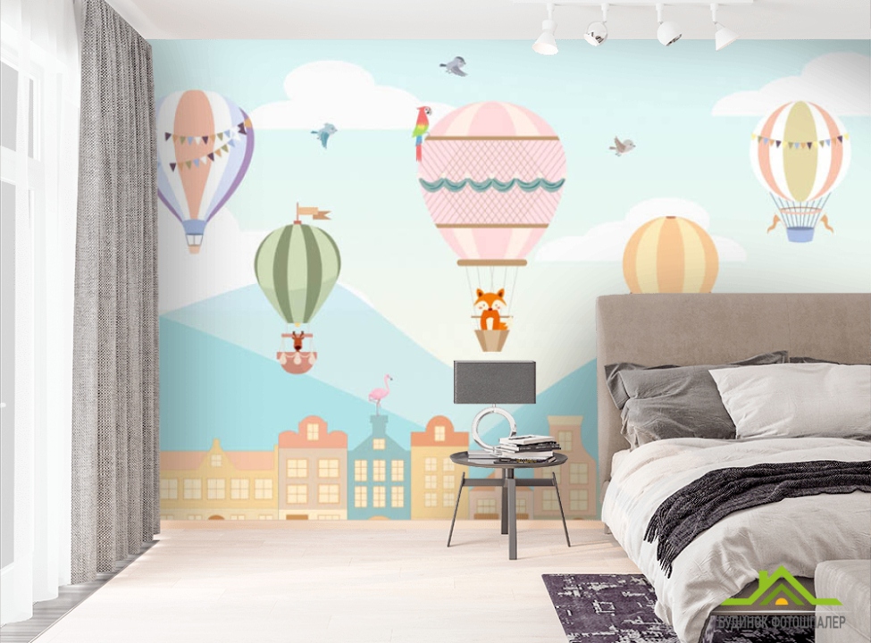 выбрать Фотошпалери повітряні кулі Фотошпалери різні на стіну