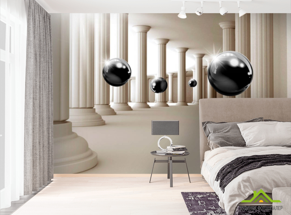 выбрать Фотошпалери 3Д колони Фотошпалери Хай Тек на стіну