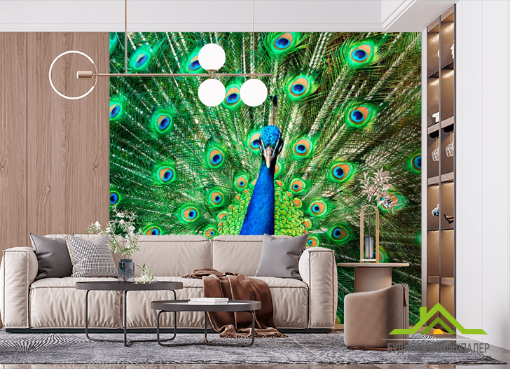 Фотошпалери Прекрасний павич