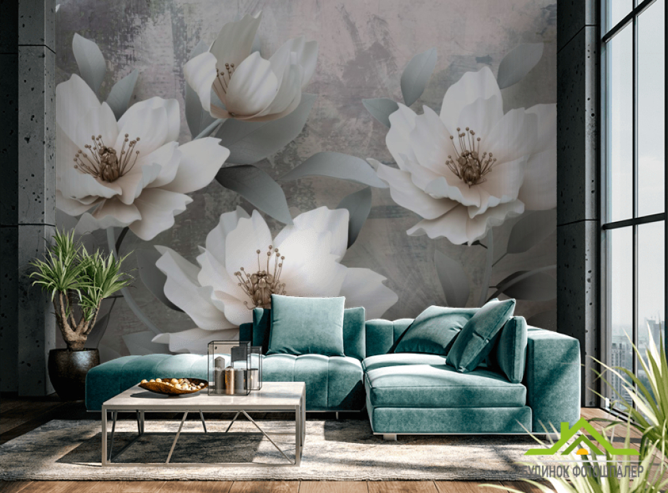 выбрать Фотошпалери 3Д квіти Фотошпалери Квіти на стіну