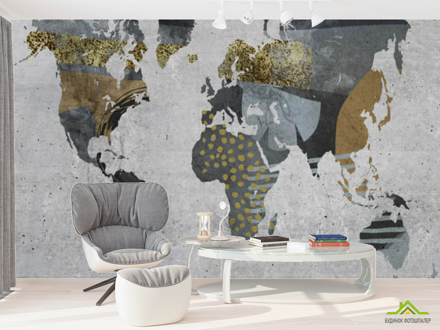 Фотошпалери дизайнерська карта