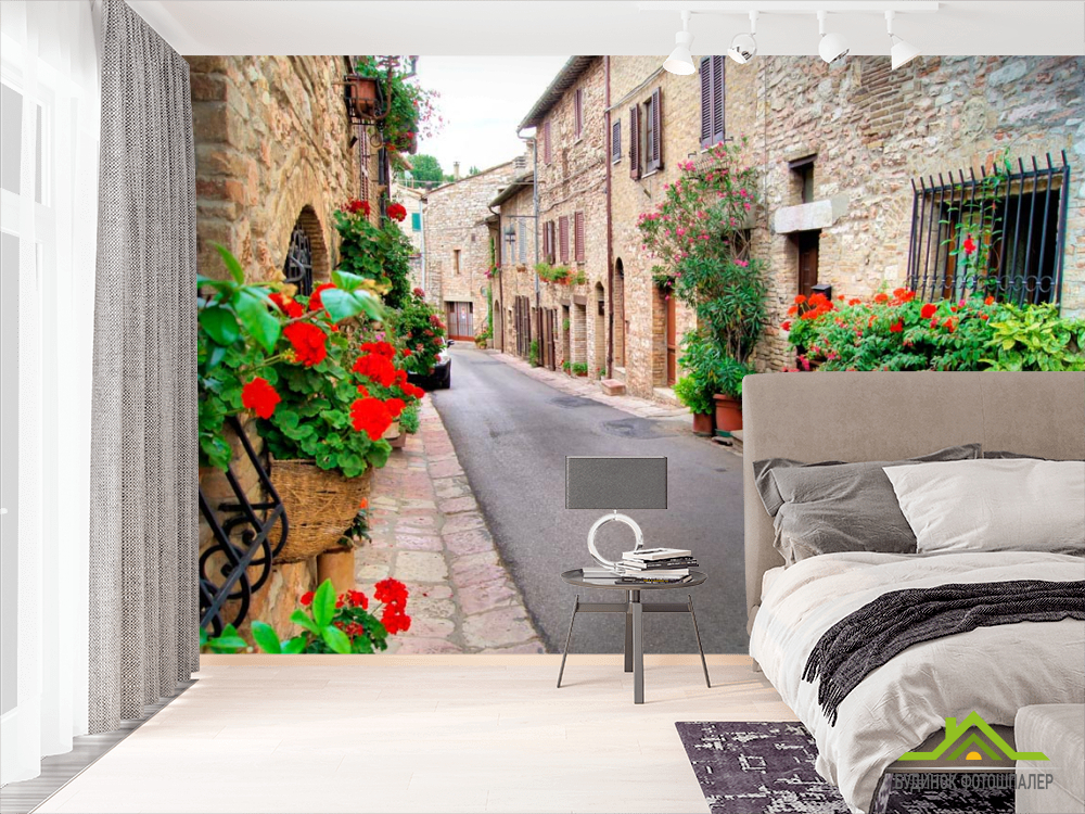 Фотообои Улочка в Асизи, Италия