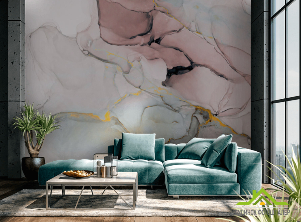 выбрать Фотообои Иммитация камня в розовом цвете Фотообои Каменная стена на стену