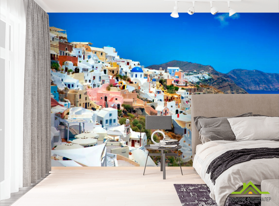 выбрать Фотообои о. Санторини, Греция Фотообои Греция на стену