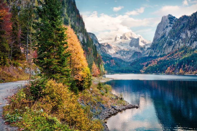 Фотошпалери Озеро в горах