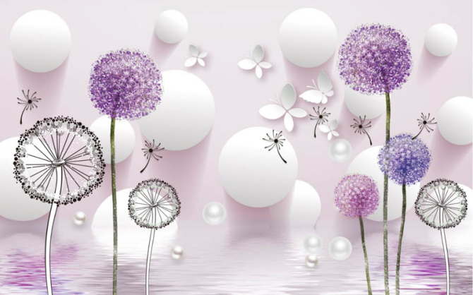 Фотошпалери кульбаби