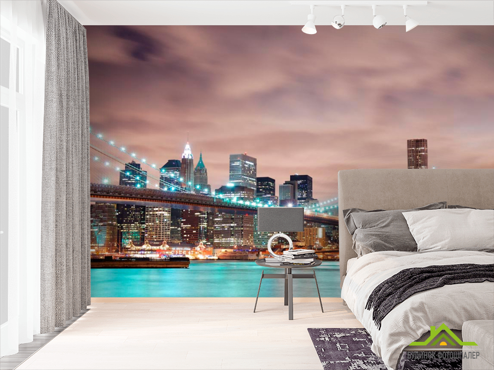 Фотошпалери Яркий мост New York