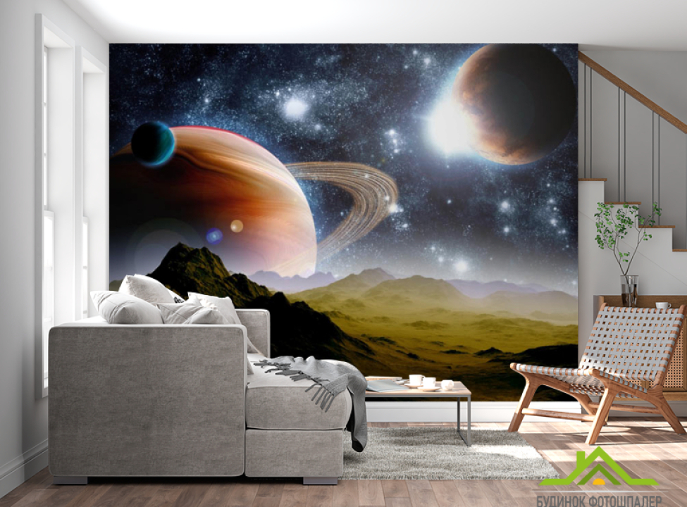 выбрать Фотошпалери Планети Фотошпалери Космос на стіну
