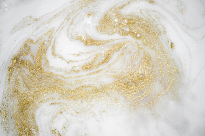 Фотошпалери Золотий Fluid art