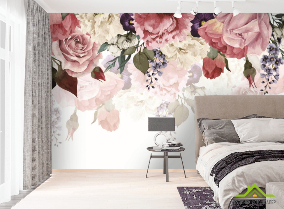 выбрать Фотообои Цветочное ассорти Фотообои Цветы на стену