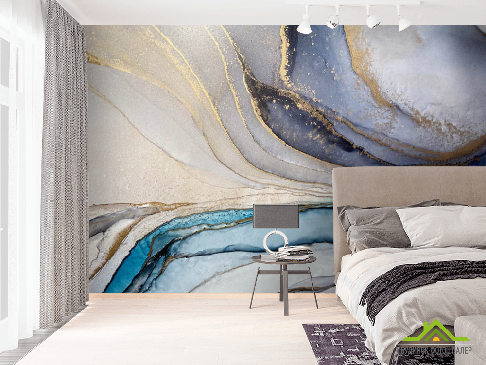 Фотошпалери акварельний fluid art