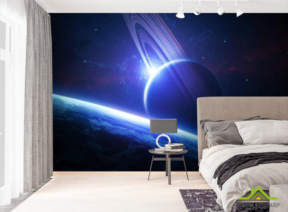 выбрать Фотообои Планета сатурн Фотообои Космос на стену