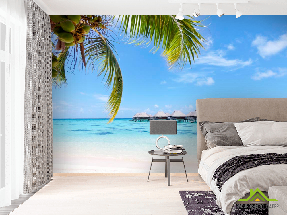 Фотообои Множество хижин