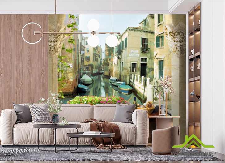 Фотошпалери Фреска канал у Венеції