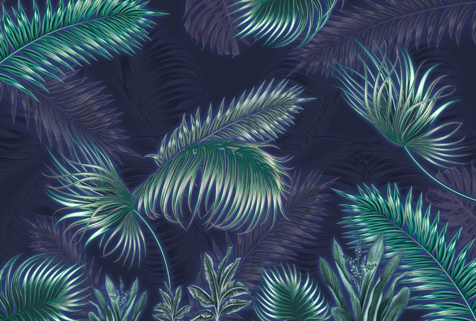 Фотообои Тропические листья