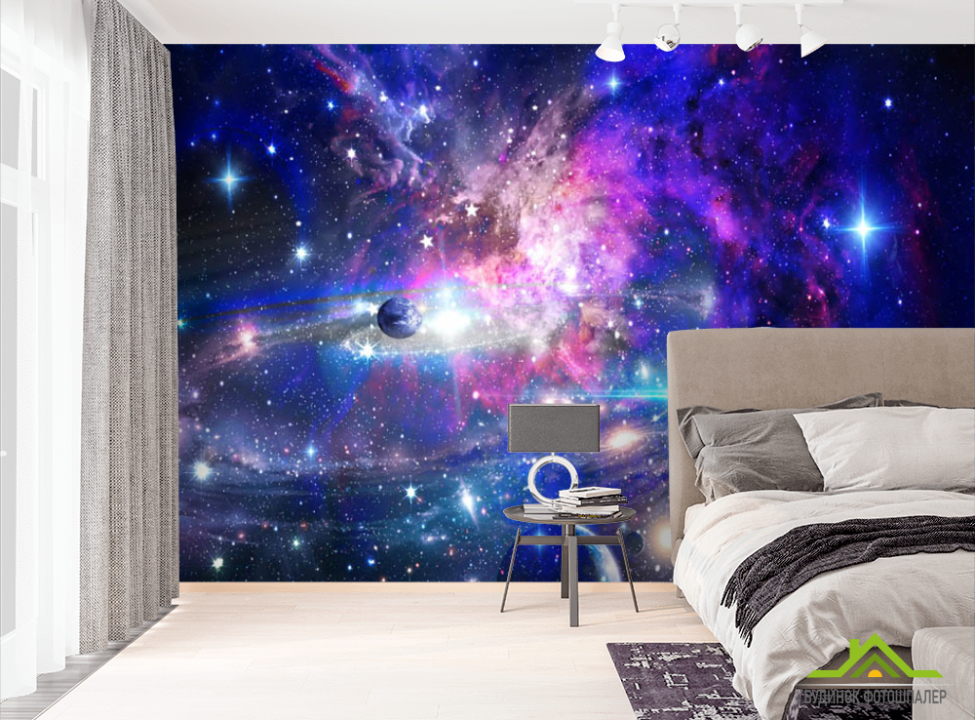 выбрать Фотошпалери зірки в космосі Фотошпалери Космос на стіну