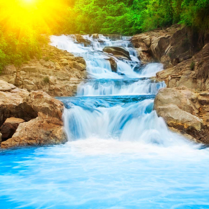 Фотообои Сила води, скалы