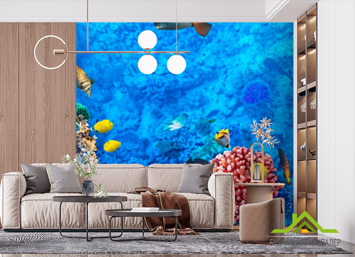 Фотообои Рыба возле рифа