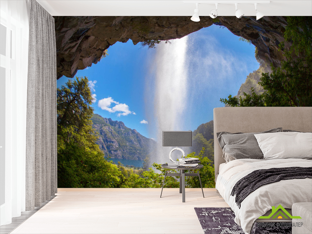 Фотошпалери 3д ущелина
