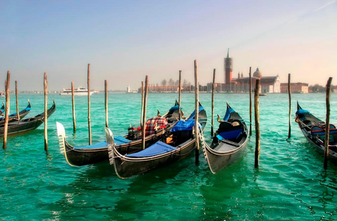Фотообои Гондолы, Венеция
