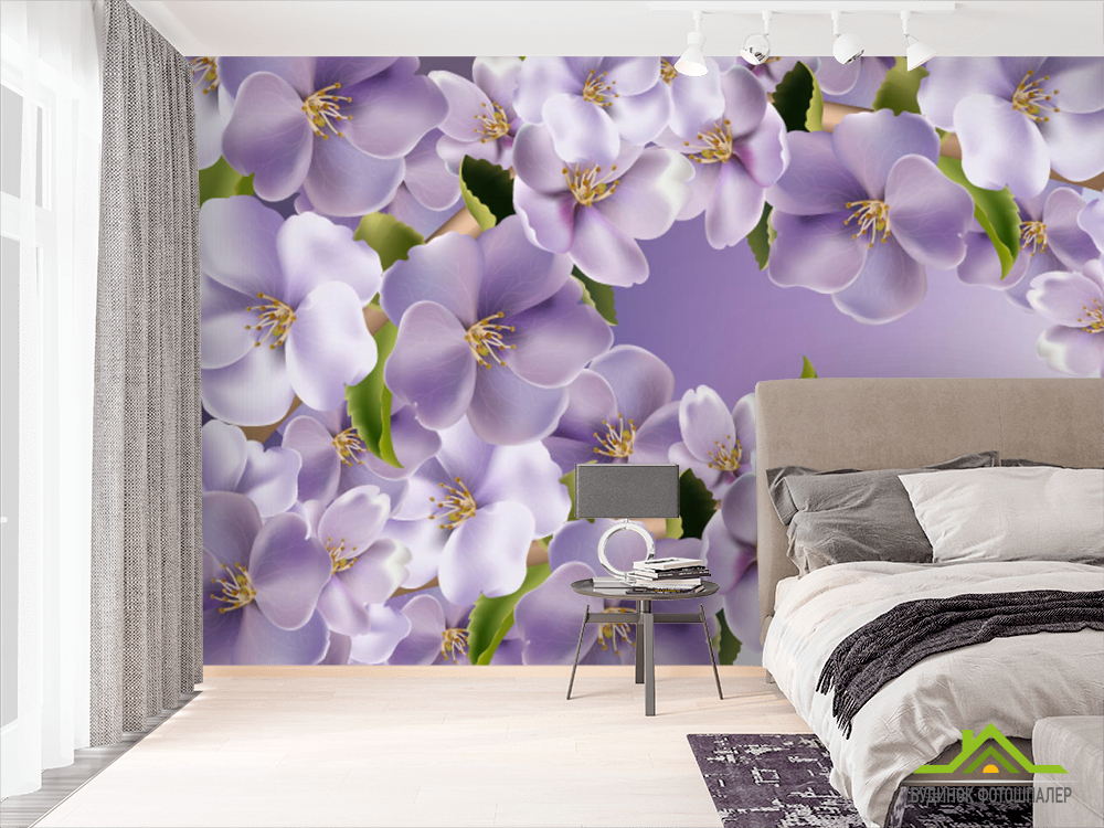 Фотошпалери Фіолетові квіти