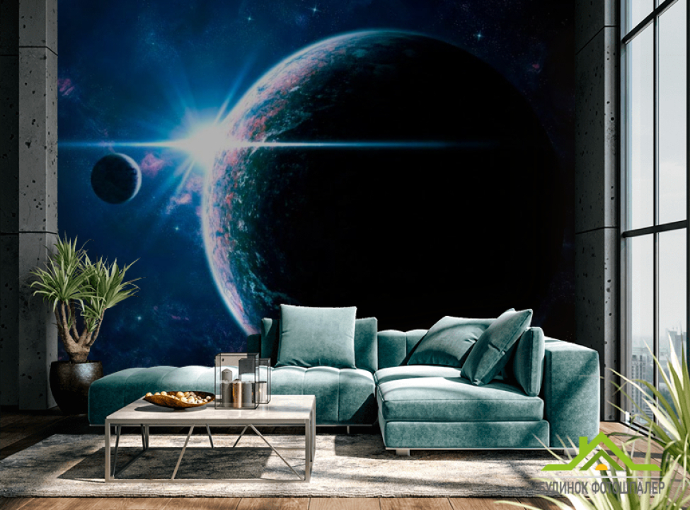 выбрать Фотообои Земля и солнце Фотообои Космос на стену