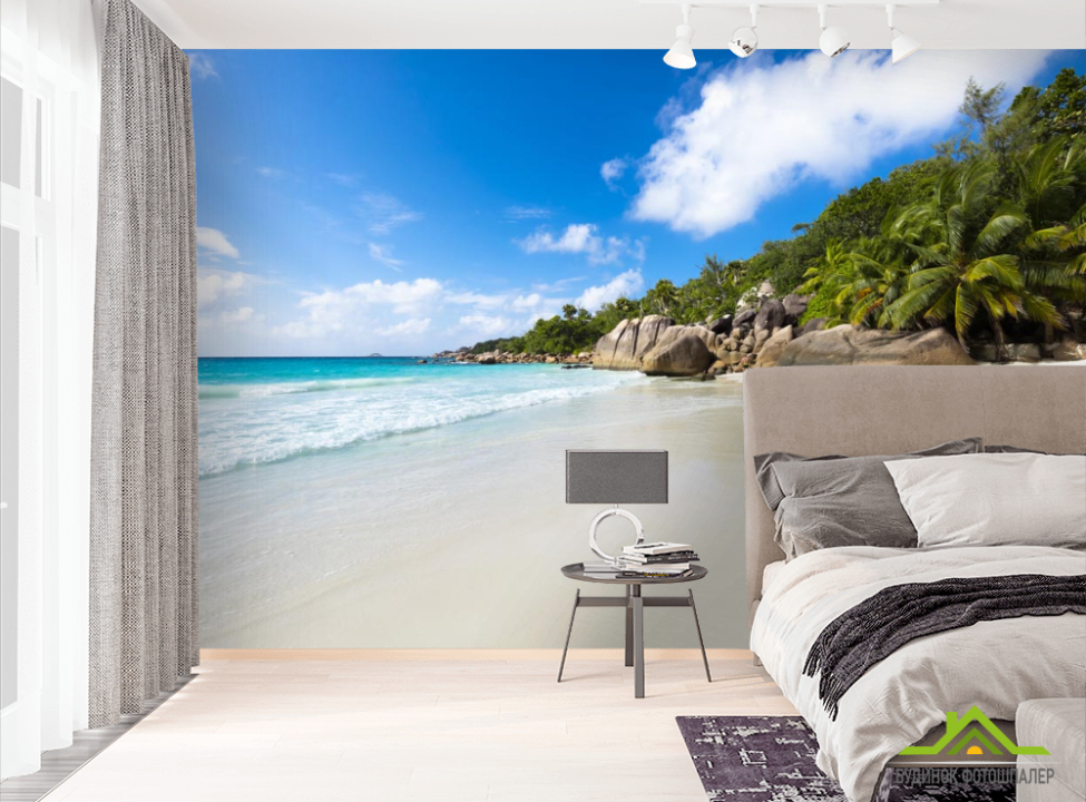 выбрать Фотообои холм с пальмами на берегу Фотообои Природа на стену