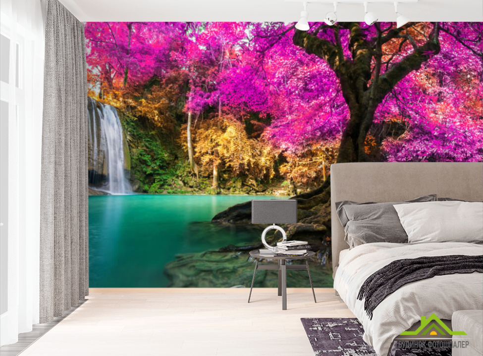 выбрать Фотошпалери Дерево Фотошпалери Рожеві дерева на стіну