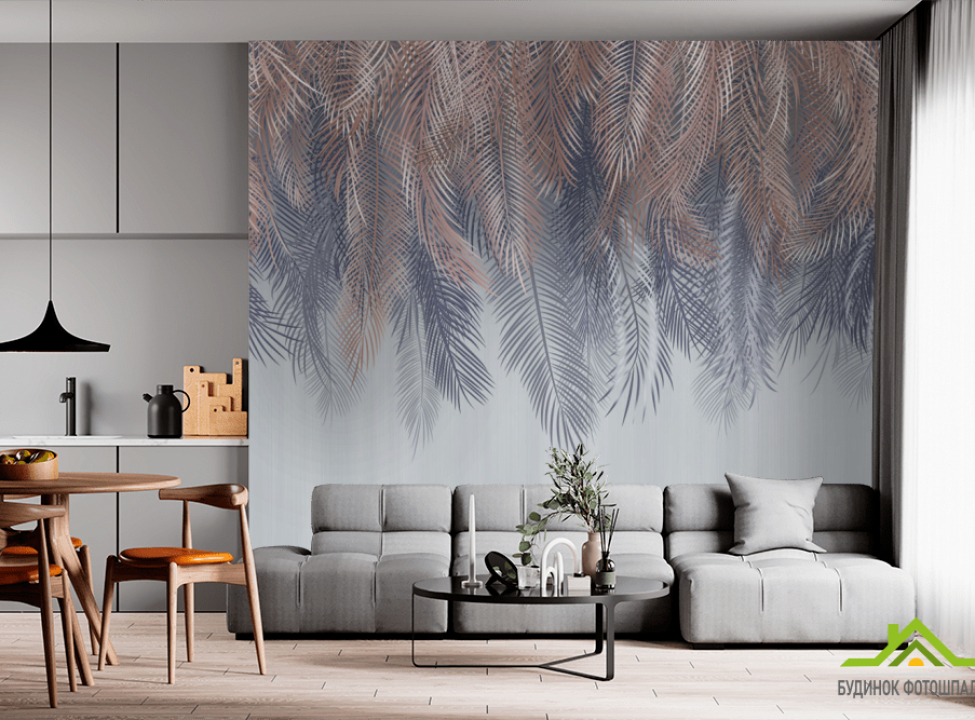 выбрать Фотообои листья для интерьера Фотообои Дизайнерские листья на стену