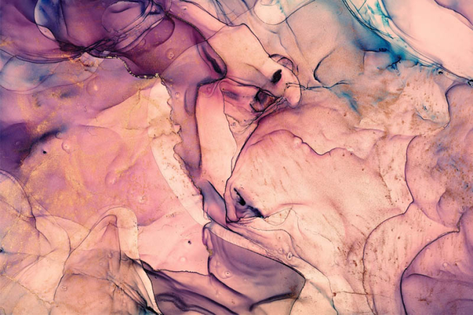 Фотообои fluid art фиолетовый