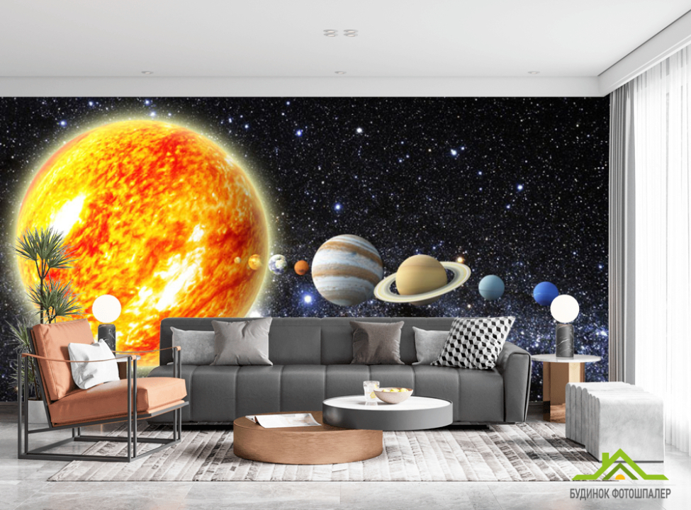 выбрать Фотошпалери Планети сонячної системи Фотошпалери Космос на стіну