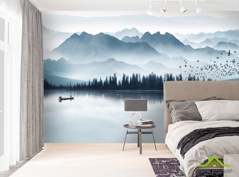 выбрать Фотошпалери Озеро і гори Фотошпалери Природа на стіну