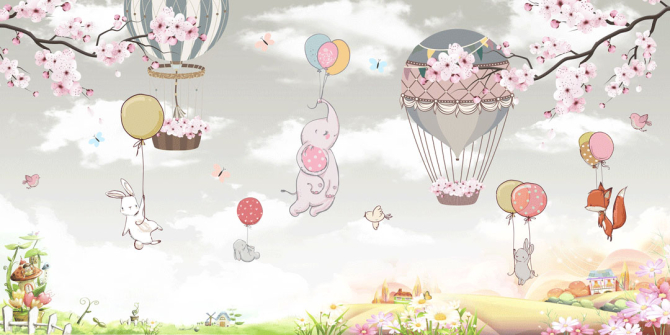 Фотошпалери Звіринець на кулях