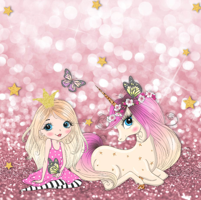 Фотообои Принцесса на блестках