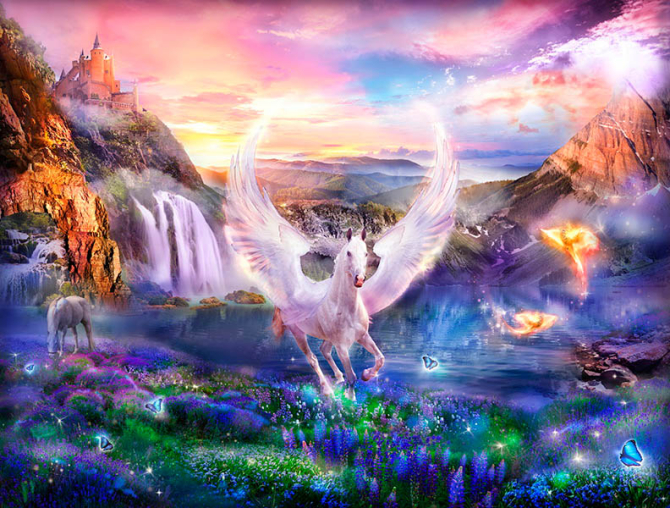 Фотошпалери Кінь біля озера