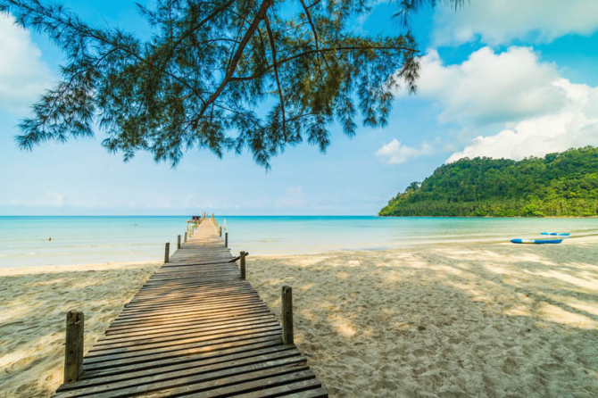 Фотошпалери доріжка до моря