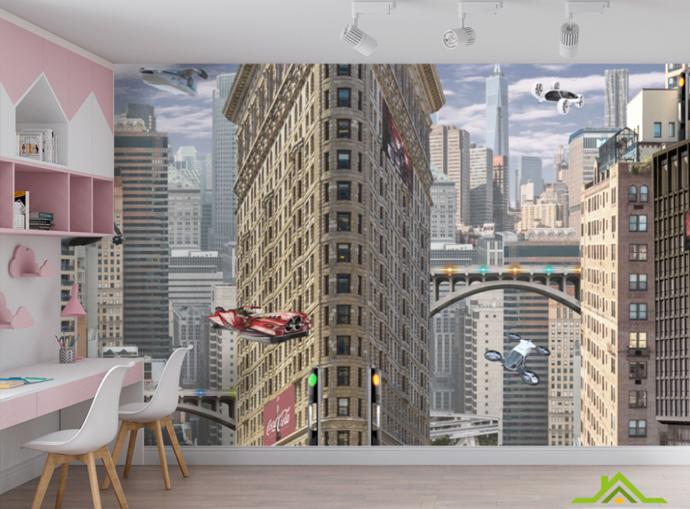 выбрать Фотообои Летящие кометы Фотообои в детскую на стену