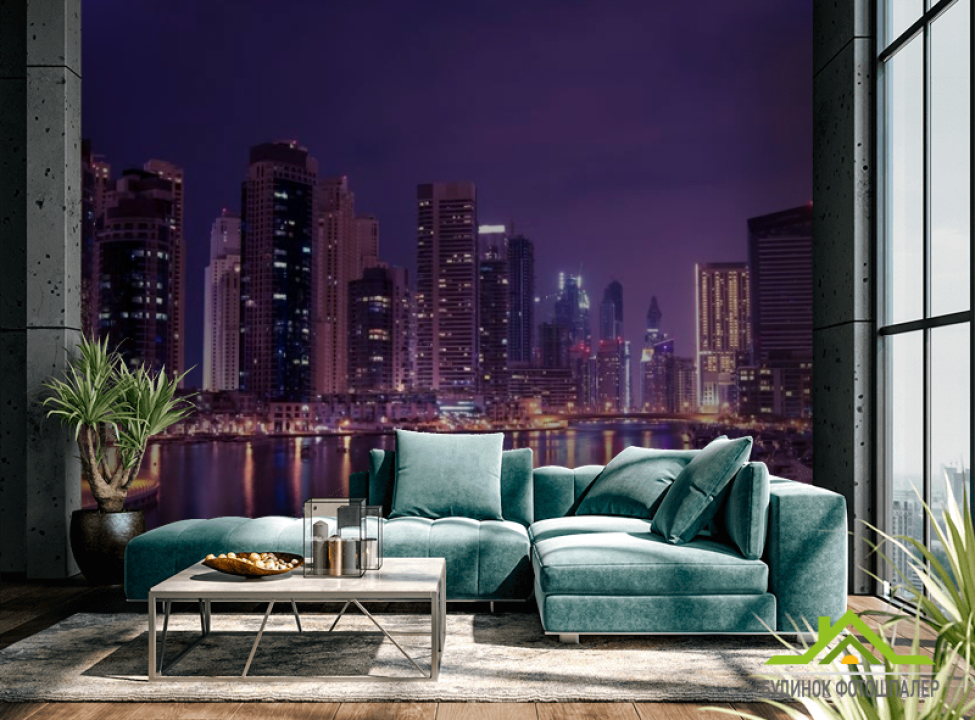 выбрать Фотошпалери Ніч, вода, Чикаго Фотошпалери Чикаго на стіну