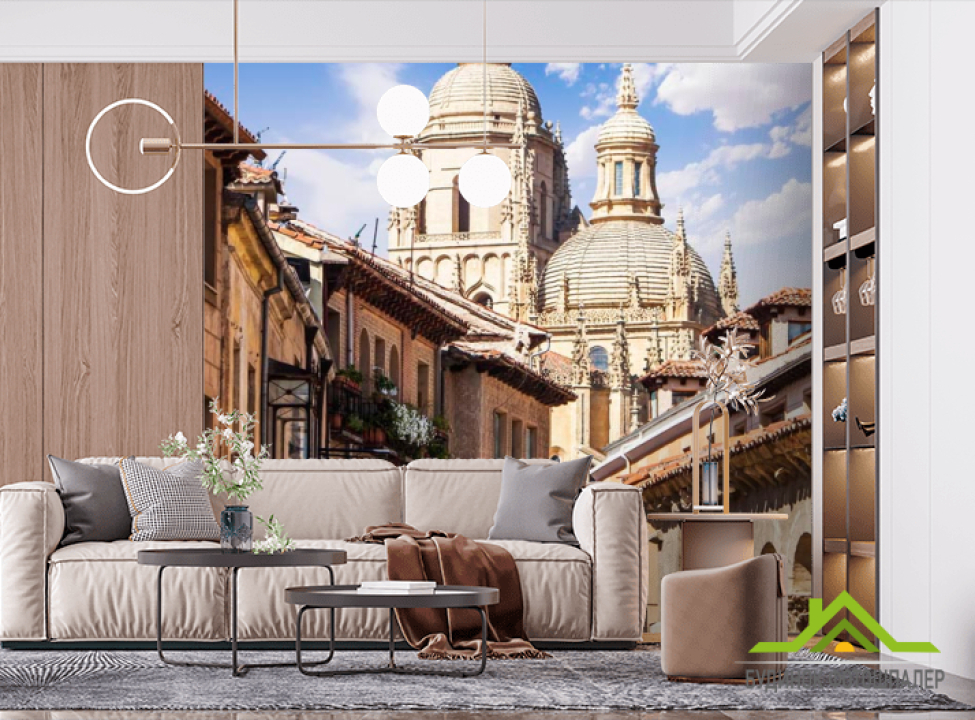 выбрать Фотошпалери Храм В Іспанії Фотошпалери Старе місто на стіну