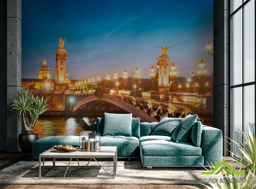 выбрать Фотошпалери Міст в Парижі Фотошпалери Париж на стіну