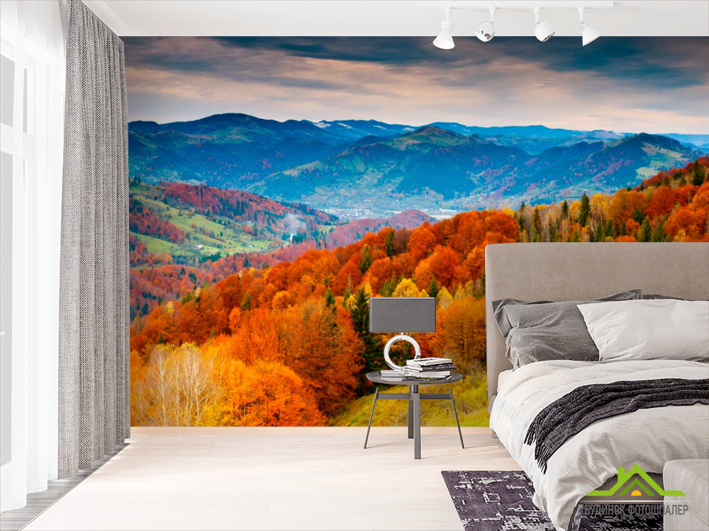 Фотошпалери Яркая осень