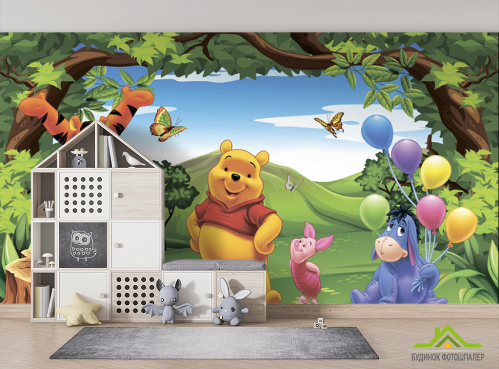 выбрать Фотообои Винни пух и его друзья Фотообои в детскую на стену